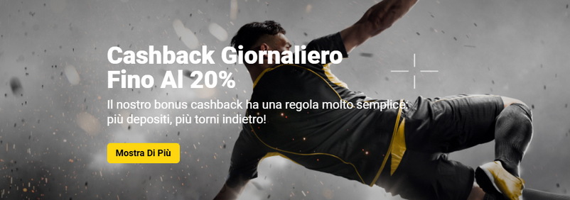 Betbet cashback fino al 20%